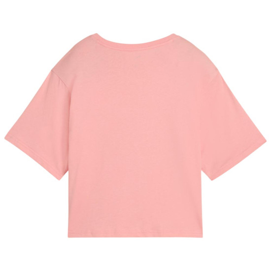 Puma Γυναικεία κοντομάνικη μπλούζα Essentials Cropped No. 1 Logo Relaxed Tee